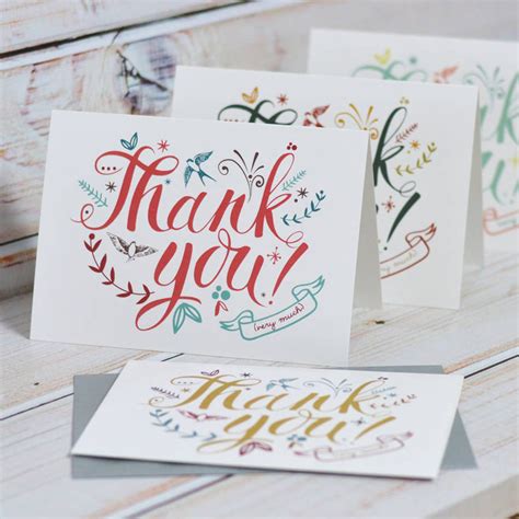Create Your Own Custom Thank you Cards .